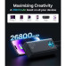 Зовнішній акумулятор Baseus Amblight Digital Display Fast Charge Power Bank 26800mAh 65W Cluster Black