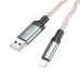 Кабель HOCO U112 Shine charging data cable for iP Gray Кабель HOCO U112 Shine charging data cable for iP Gray
