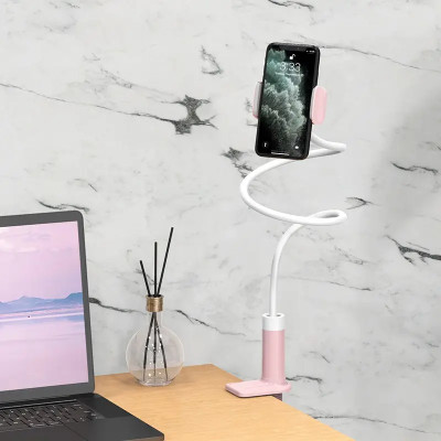 Тримач для телефона HOCO PH23 Balu mobile phone stand Pink White