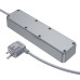 Мережевий подовжувач BOROFONE BAC8 Power 3-position socket(1C3A)(EU/GER)(L=3M) Black Мережевий подовжувач BOROFONE BAC8 Power 3-position socket(1C3A)(EU/GER)(L=3M) Black