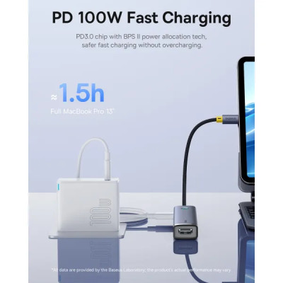 USB-хаб Baseus UltraJoy Series 7-Port HUB AIR Space Grey (Type-C to HDMI4K@60Hz*1+USB3.0*2+PD*1+SD/TF3.0*1+3.5mm*1) USB-хаб Baseus UltraJoy Series 7-Port HUB AIR Space Grey (Type-C to HDMI4K@60Hz*1+USB3.0*2+PD*1+SD/TF3.0*1+3.5mm*1)