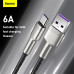 Кабель Baseus Cafule Series Metal Data Cable USB to Type-C 66W 0.25m Black Кабель Baseus Cafule Series Metal Data Cable USB to Type-C 66W 0.25m Black