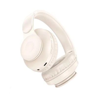 Бездротові накладні навушники HOCO W45 Enjoy BT headset Milky White