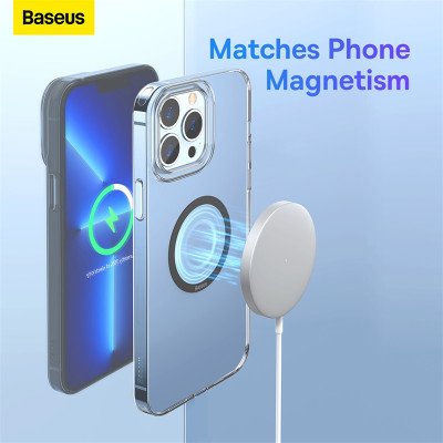 Пластина для магнітного тримача Baseus Halo Series Magnetic Metal Ring(2pcs/pack)Black Пластина для магнітного тримача Baseus Halo Series Magnetic Metal Ring(2pcs/pack)Black