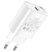 Мережевий зарядний пристрій HOCO N14 Smart Charging single port PD20W charger White
