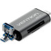 Кардридер Vention USB3.0 Multi-function Card Reader Gray Metal Type (CCHH0)