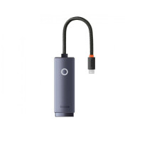 USB-Хаб Baseus Lite Series Ethernet Adapter Type-C to RJ45 LAN Port (100Mbps) Black USB-Хаб Baseus Lite Series Ethernet Adapter Type-C to RJ45 LAN Port (100Mbps) Black