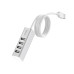 USB-хаб HOCO HB1 4USB Line machine Silver
