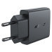 Мережевий зарядний пристрій ACEFAST A69 PD30W GaN (USB-A+USB-C) ultra-thin charger Black