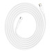 Кабель HOCO X93 Type-C to Type-C 240W, 2m, TPE, TPE connectors, White Кабель HOCO X93 Type-C to Type-C 240W, 2m, TPE, TPE connectors, White