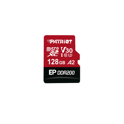 Карта пам'яті microSDXC (UHS-1) Patriot Viper Gaming Series 128Gb class 10 V30 A2 (adapter SD)