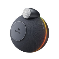 Портативна колонка ACEFAST K10 Air speaker with wireless charger Metal Grey Портативна колонка ACEFAST K10 Air speaker with wireless charger Metal Grey