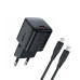 Мережевий зарядний пристрій з кабелем ACEFAST A117 PD20W mini GaN fast charger set(P16),black  Black