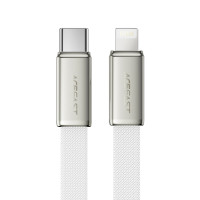Кабель ACEFAST C24-01, USB to iP, 30W, 1.2m, Braided wire, Zinc alloy + TPE connectors, White