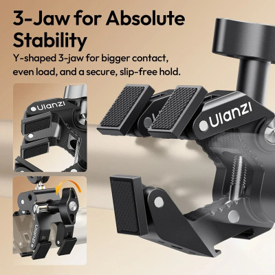 Штатив-тримач Ulanzi CO78 Magic Arm Kit(Super Clamp & Two-Section Magic Arm Kit) Штатив-тримач Ulanzi CO78 Magic Arm Kit(Super Clamp & Two-Section Magic Arm Kit)