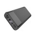 Зовнішній акумулятор HOCO J85 Wellspring digital display power bank(20000mAh) Black
