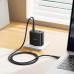 Мережевий зарядний пристрій HOCO C160A Upgrade PD65W(2C1A) charger Black