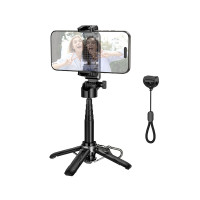 Селфі-монопод HOCO K27 Magic portable mini live broadcast stand Black
