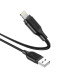 Кабель BOROFONE BX42 USB to iP 2.4A, 1m, silicone, TPE connectors, Black Кабель BOROFONE BX42 USB to iP 2.4A, 1m, silicone, TPE connectors, Black