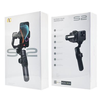 Триосьовий стабілізатор AOCHUAN Professional Gimbal Stabilizer for Smartphone SMART S2 Чорний