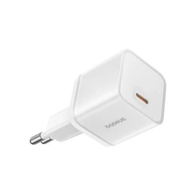 Мережевий зарядний пристрій Baseus  GaN5S Fast Charger 1C 30W EU Moon White