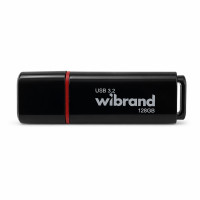 Флеш-накопичувач Wibrand USB 3.2 Gen1 Scarab 128GB Black Флеш-накопичувач Wibrand USB 3.2 Gen1 Scarab 128GB Black