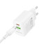 Мережевий зарядний пристрій BOROFONE BN29 Fuente PD30W+QC3.0 charger (EU) White Мережевий зарядний пристрій BOROFONE BN29 Fuente PD30W+QC3.0 charger (EU) White