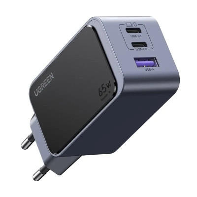 Сетевое зарядное устройство UGREEN Nexode S 65W 3-Port GaN Fast Charger EU