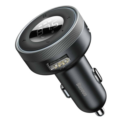 АЗП з FM-модулятором Baseus Enjoy Car Wireless MP3 Charger (Wireless 5.0+5V/3.4A) Black АЗП з FM-модулятором Baseus Enjoy Car Wireless MP3 Charger (Wireless 5.0+5V/3.4A) Black