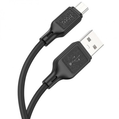Кабель HOCO X90 Cool silicone charging data cable for Micro Black Кабель HOCO X90 Cool silicone charging data cable for Micro Black
