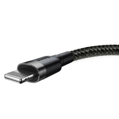Кабель Baseus Cafule Cable USB For Lightning 1.5A 2m Gray+Black