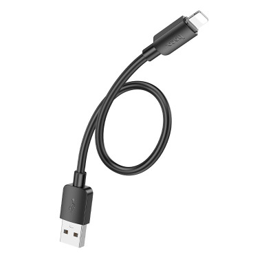 Кабель HOCO X96 Hyper charging data cable iP (L=0.25M) Black Кабель HOCO X96 Hyper charging data cable iP (L=0.25M) Black