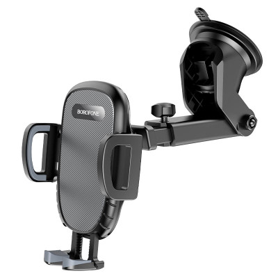 Автотримач для телефона BOROFONE BH53 Windy center console car holder Black Grey Автотримач для телефона BOROFONE BH53 Windy center console car holder Black Grey