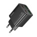 Мережевий зарядний пристрій HOCO N56 Fundador four-port PD30W(2C2A) charger(EU) Black Мережевий зарядний пристрій HOCO N56 Fundador four-port PD30W(2C2A) charger(EU) Black