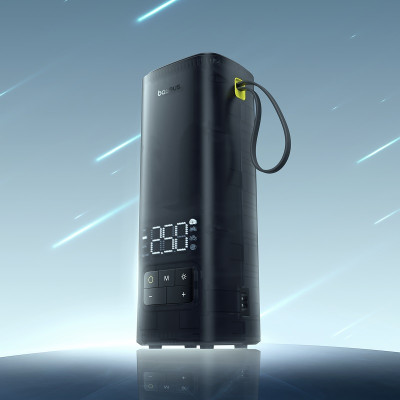 Автомобільний насос Baseus SuperMini Mega Series Double Cylinder Air Inflator Cluster Black