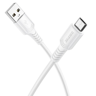 Кабель BOROFONE BX116 Certain charging data cable Micro White