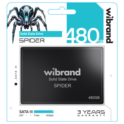 Накопитель SSD Wibrand Spider 480 GB 2.5 Накопитель SSD Wibrand Spider 480 GB 2.5