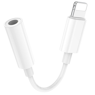 Кабель-перехiдник BOROFONE BV21 Genuine iP to 3.5 digital audio converter White Кабель-перехiдник BOROFONE BV21 Genuine iP to 3.5 digital audio converter White