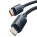Кабель Baseus Crystal Shine Series Fast Charging Data Cable Type-C to iP 20W 1.2m Black Кабель Baseus Crystal Shine Series Fast Charging Data Cable Type-C to iP 20W 1.2m Black