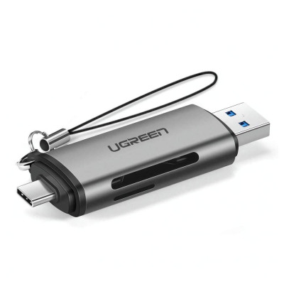 Кардридер UGREEN CM185 USB-C/USB-A Card Reader (UGR-50706)
