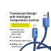 Кабель Baseus Crystal Shine Series Fast Charging Data Cable USB to iP 2.4A 1.2m Blue Кабель Baseus Crystal Shine Series Fast Charging Data Cable USB to iP 2.4A 1.2m Blue