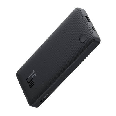Зовнішній акумулятор Baseus Airpow Lite Power Bank 10000mAh 15W Cosmic Black (With Simple Series Data Cable USB to Type-C 30cm Black) Зовнішній акумулятор Baseus Airpow Lite Power Bank 10000mAh 15W Cosmic Black (With Simple Series Data Cable USB to Type-C 30cm Black)