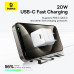 Мережевий зарядний пристрій Baseus Palm Fast Charger 1C 20W EU Moon White (with Baseus Mini White Cable USB-C to USB-C 60W (20V/3A) 1m Moon White) Мережевий зарядний пристрій Baseus Palm Fast Charger 1C 20W EU Moon White (with Baseus Mini White Cable USB-C to USB-C 60W (20V/3A) 1m Moon White)