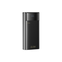 Зовнішній акумулятор REMAX 20+22.5 LED Flashlight Fast Charging Cables Power Bank 20000mAh FC-12 Black Зовнішній акумулятор REMAX 20+22.5 LED Flashlight Fast Charging Cables Power Bank 20000mAh FC-12 Black