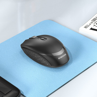 Маніпулятор миша BOROFONE BG7 Platinum 2.4G business wireless mouse Black