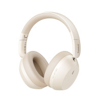 Бездротові накладні навушники Baseus Bass 35 Max Wireless Headphones Stellar White