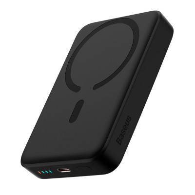Зовнішній акумулятор Baseus Magnetic Mini Wireless Fast Charge Power Bank 10000mAh 30W Black