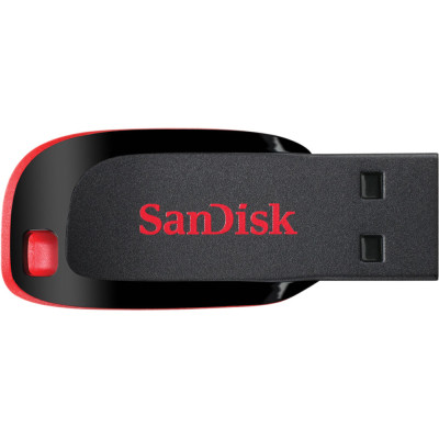 Флеш-накопичувач SanDisk USB 2.0 Cruzer Blade 16Gb Black/Red Флеш-накопичувач SanDisk USB 2.0 Cruzer Blade 16Gb Black/Red