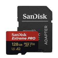 Карта пам'яті microSDXC (UHS-1 U3) SanDisk Extreme Pro A2 128Gb class 10 V30 (R200MB/s,W90MB/s) (adapter) Карта пам'яті microSDXC (UHS-1 U3) SanDisk Extreme Pro A2 128Gb class 10 V30 (R200MB/s,W90MB/s) (adapter)