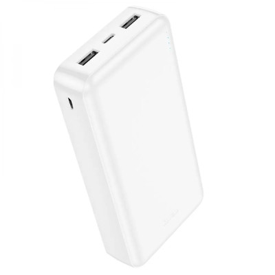 Зовнішній акумулятор HOCO J100A High-ranking power bank(20000mAh) White Зовнішній акумулятор HOCO J100A High-ranking power bank(20000mAh) White